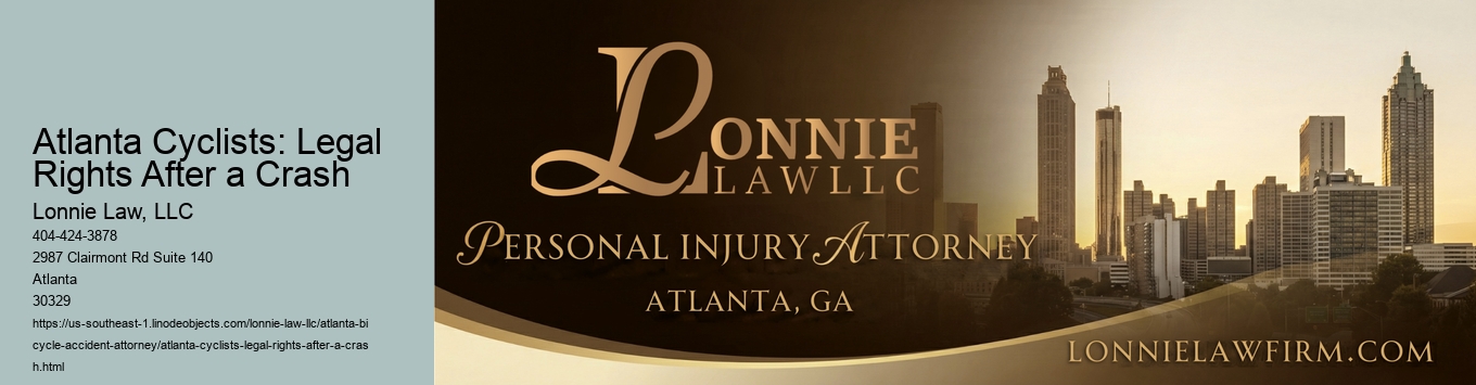Atlanta Cyclists: Legal Rights After a Crash