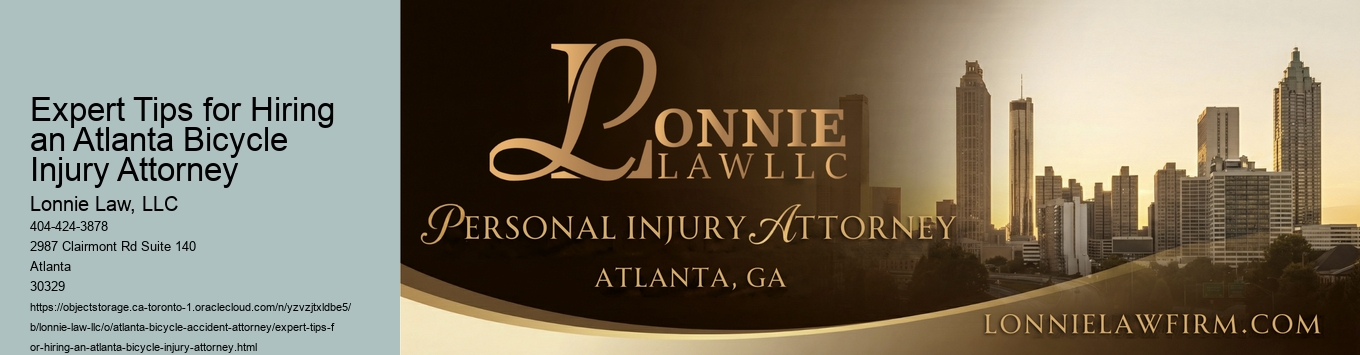 Expert Tips for Hiring an Atlanta Bicycle Injury Attorney
