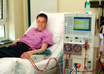 kidney patient during dialysis