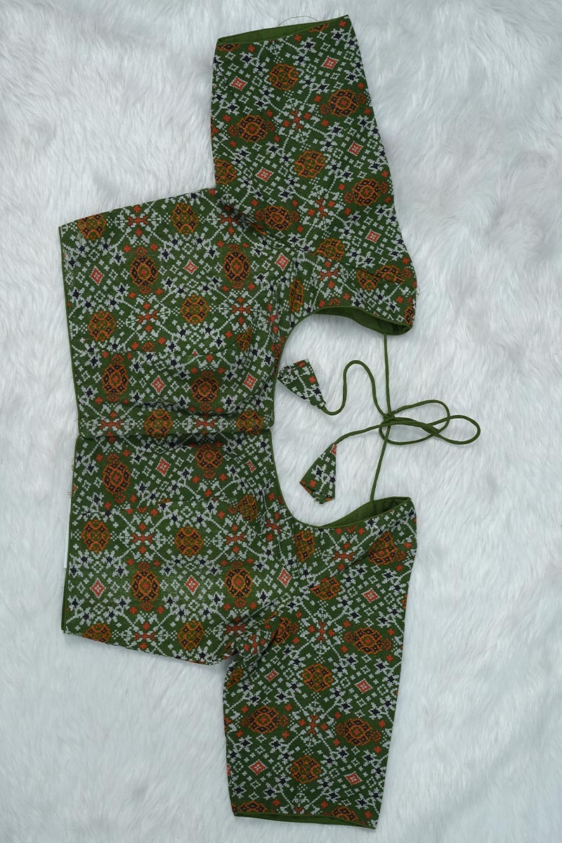 Off White and Green Set mundu with Kurtha Set Onam Combo Deal