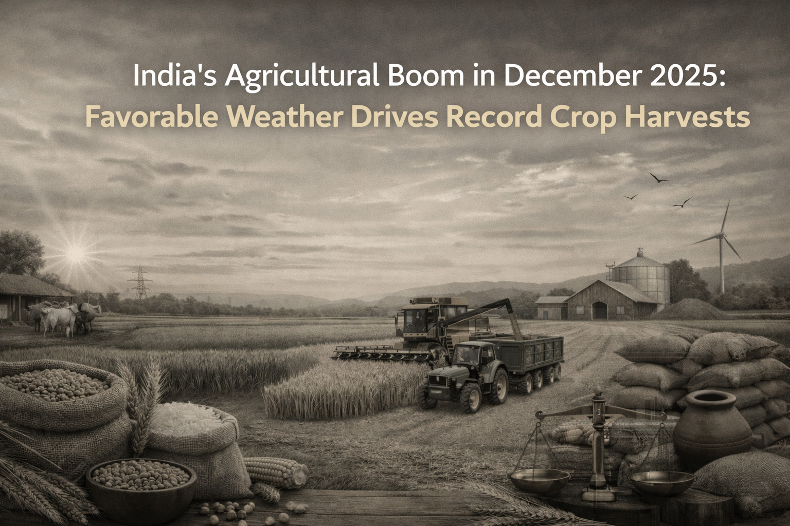 India's Agricultural Boom in December 2025: Favorable Weather Drives Record Crop Harvests