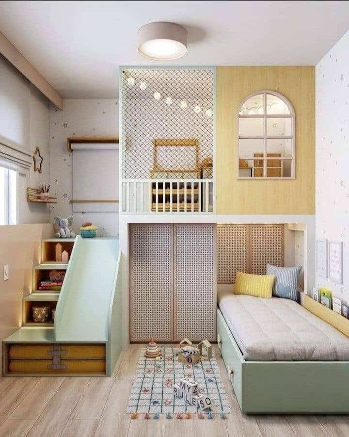 A Bright and Dream Like Child Room Design in Delhi