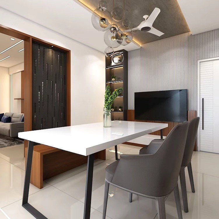 A Trendy Sleek Modern and Simplistic Dining Room Design