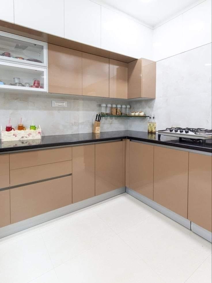 Ultra Clean Simple and Basic Low Budget Kitchen Design