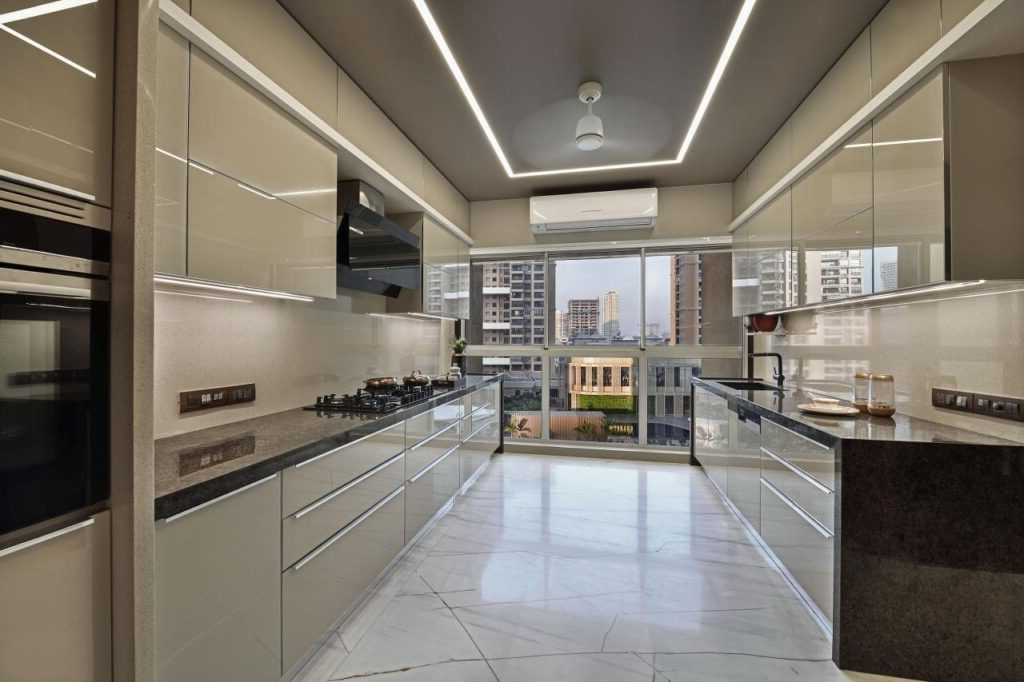 Trendy and Stylish Modern Space Kitchen Design in Gurugram