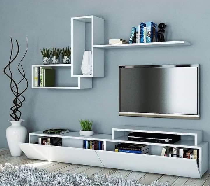 Minimalist Bedroom TV Unit Design With Spacious Feel