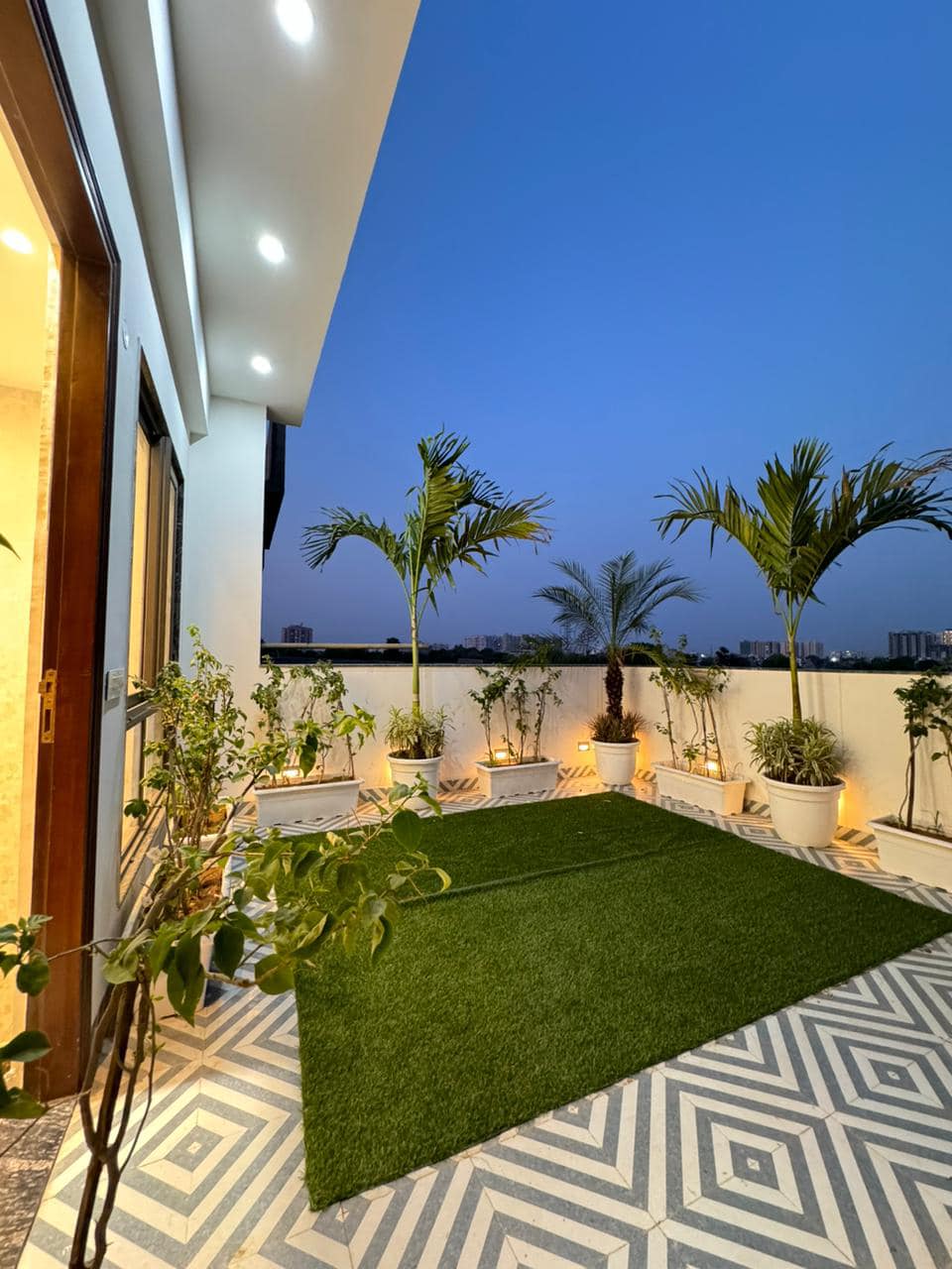This Spacious Balcony Interior Design is Sheer luxury
