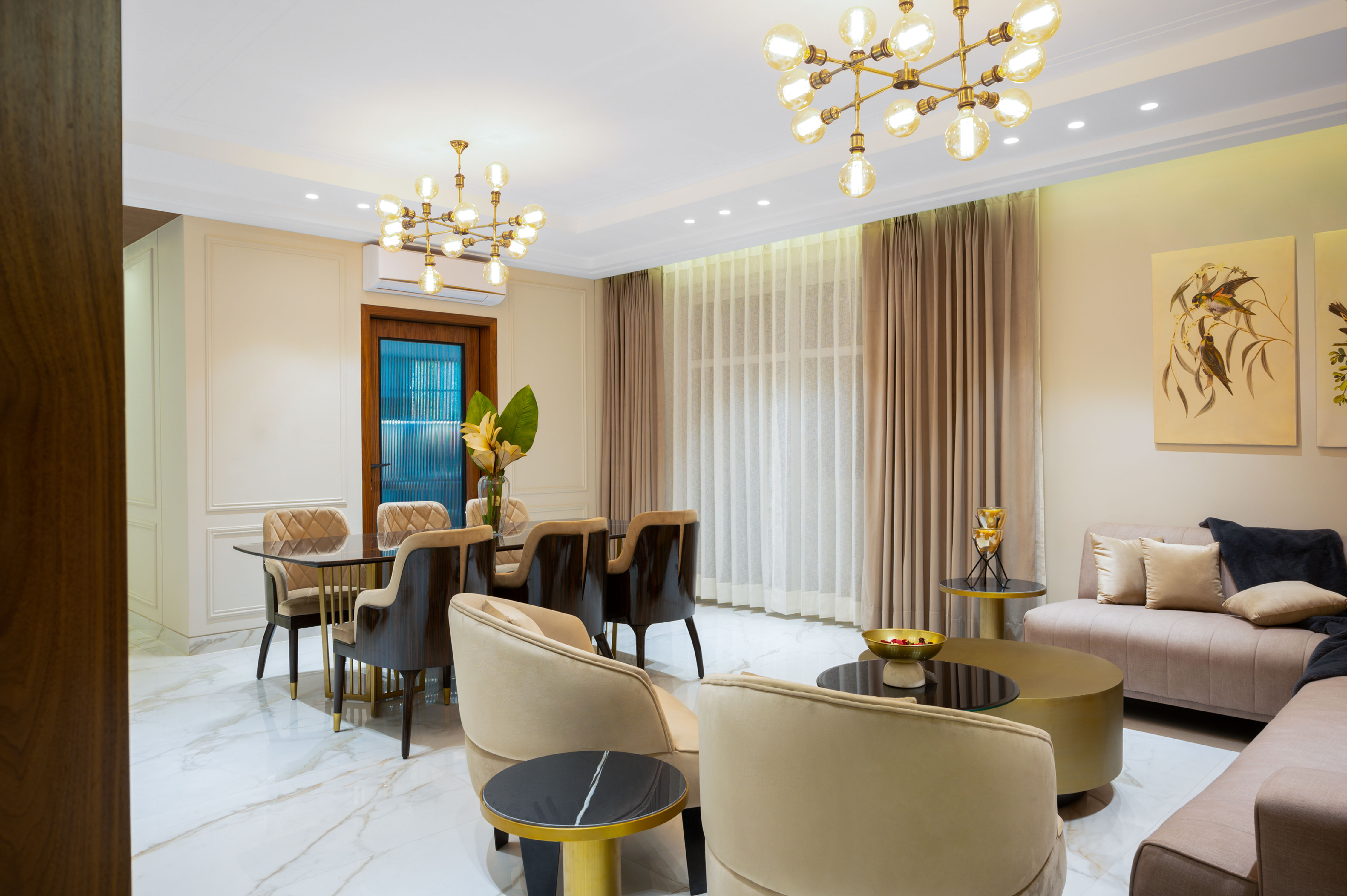 Living Room Design by Home Interior Design Ethics Architecture Studio, Interior Designer in New Delhi