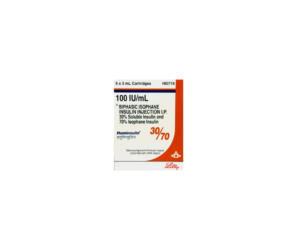 Huminsulin 30/70 100 IU Injection 3 ml Cartridge-5 Cartridge
