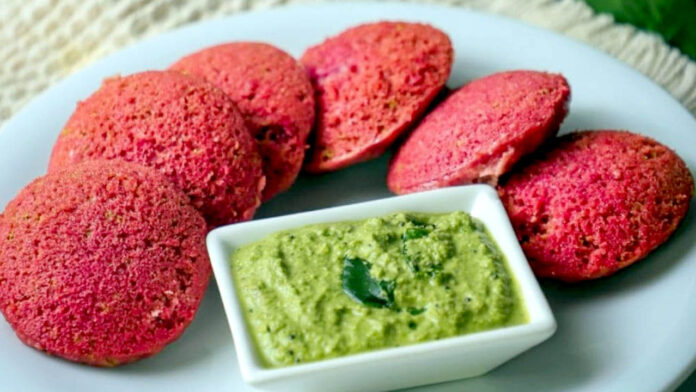 Beetroot Idly