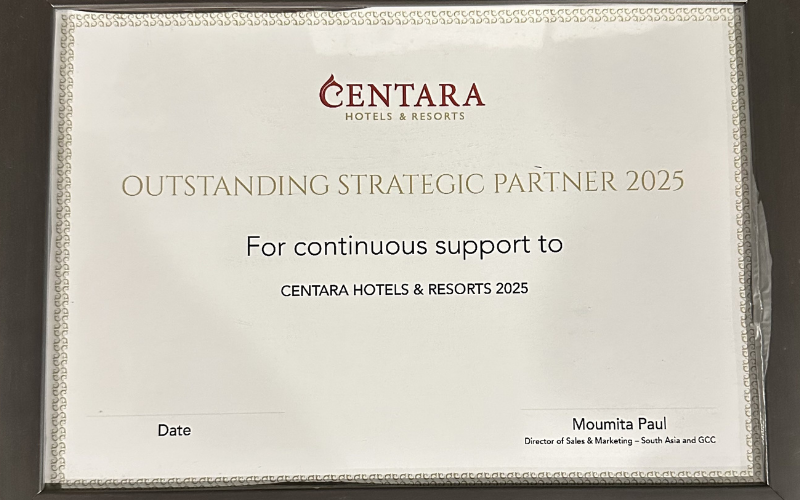 Centara Hotels and Resort - Outstanding Strategic Partner 2025