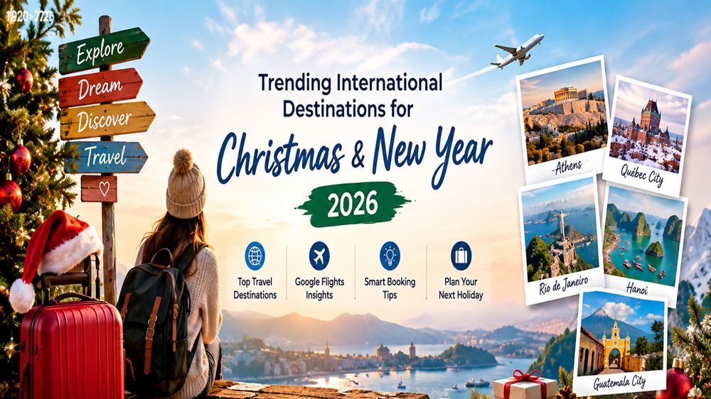 Christmas and New Year Travel Trends 2026: Trending Destinations and Smart Booking Tips
