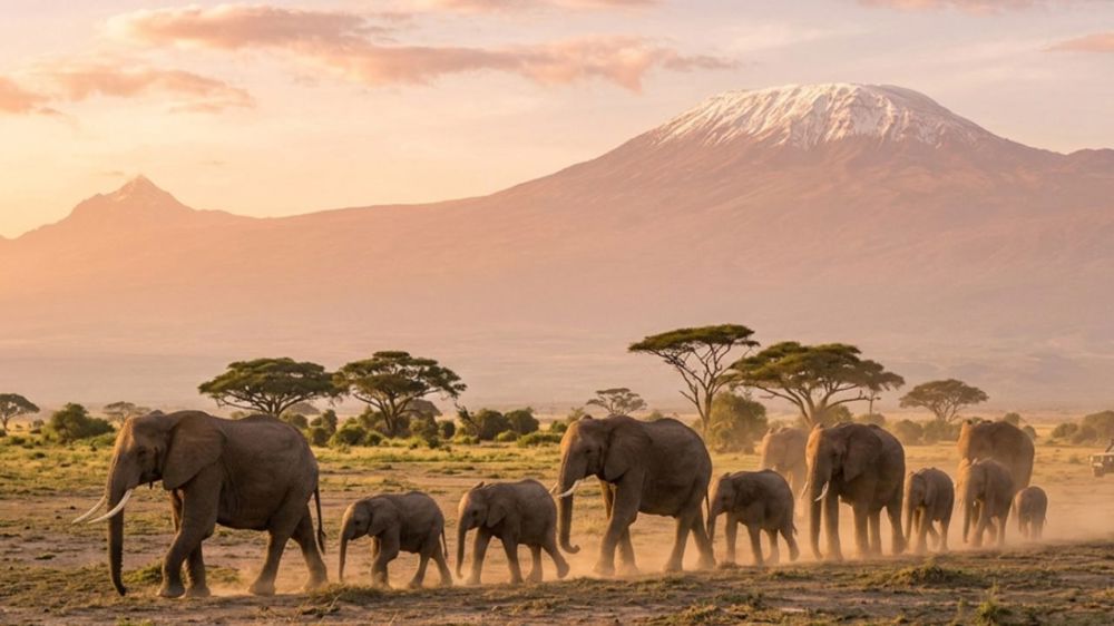 Kenya Wildlife Safari Tour Package 2026 | 5N 6D  Amboseli & Tsavo Safari
