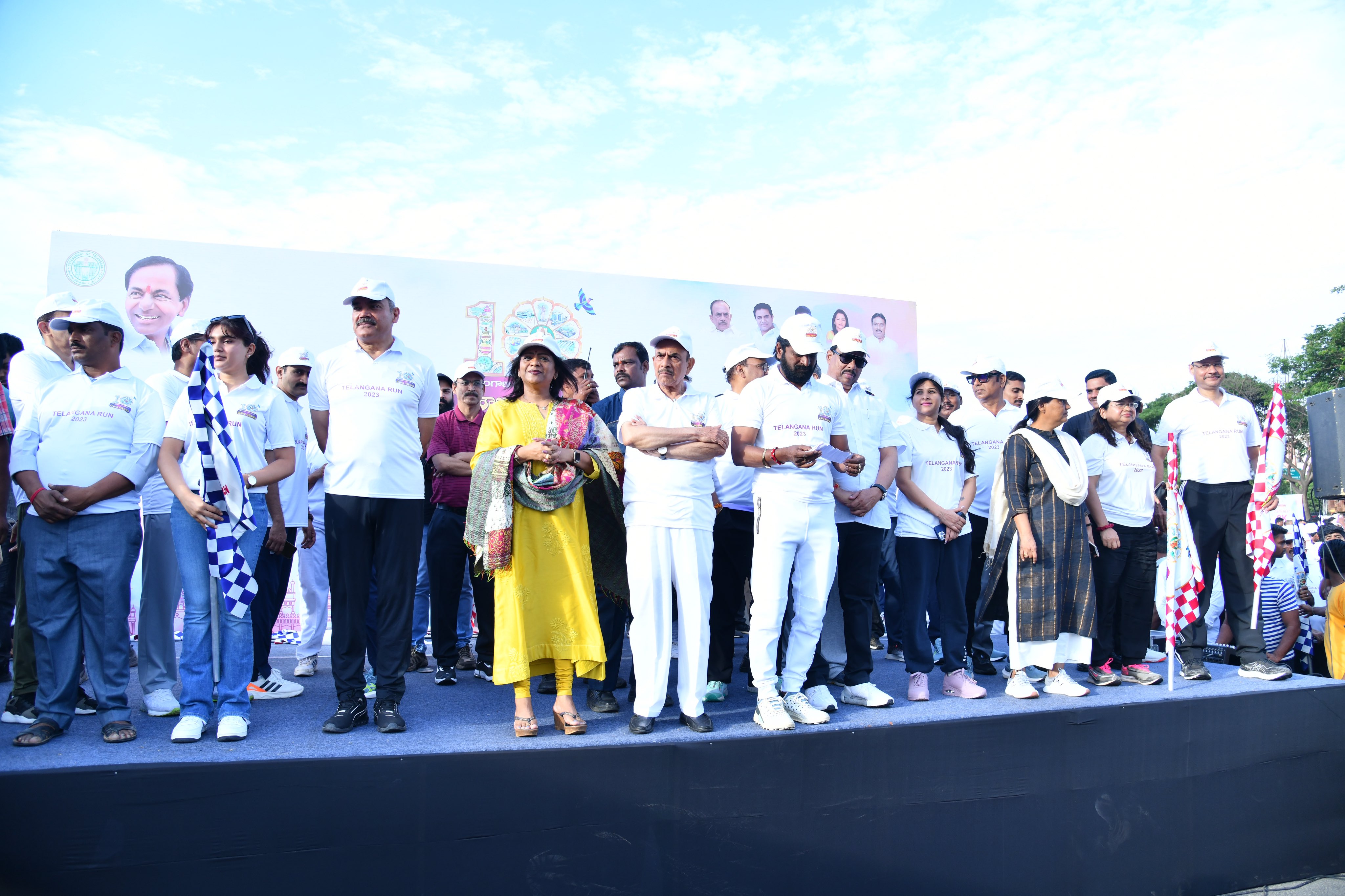 తెలంగాణ దశాబ్ధి ఉత్సవాల్లో భాగంగా ఈ కార్యక్రమాన్ని ఏర్పాటు చేశారు.