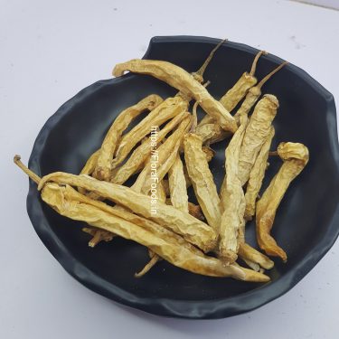 Balaka Menasinkai (Stuffed Sundried GreenChilli)