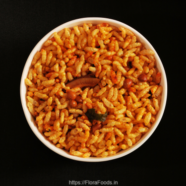 <b>Cold Pressed Shenga (Groundnut) Oil</b> Dharwad Churumuri <b>with Garlic (RED)</b> (Puffed Rice / Mandakki / Murmura)
