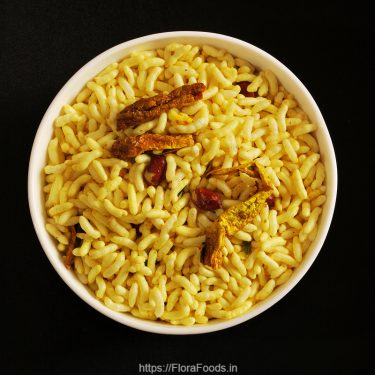 <b>Cold Pressed Kusubi (Safflower) Oil</b> Belgaum Churumuri <b>With Garlic (YELLOW)</b> (Puffed Rice/Mandakki/Murmura)