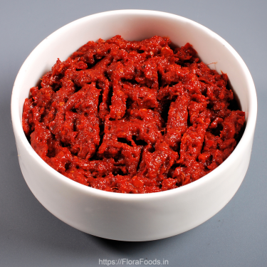 Garlic Ranjaka (Red Chilli Chutney with Garlic)(Taaze Lalmirch ki lahasun wali Chutney)