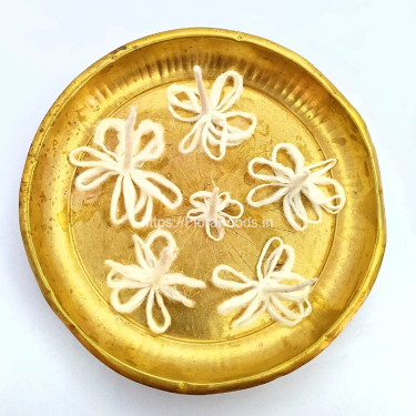 <b>8 Dalada</b> Kamalada Hoobatti (8Petal/blade Lotus Wicks) - Set of 10 Battis