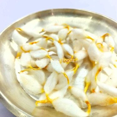 <b>MACHINE MADE Yellow</b> Gejje Vastra(Cotton Vastra Mala)-1Pkt