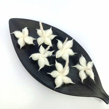 <b>Parijaata</b> Hoobatti (5Petal/blade Paarijaata Wicks) - Set of 10 Battis