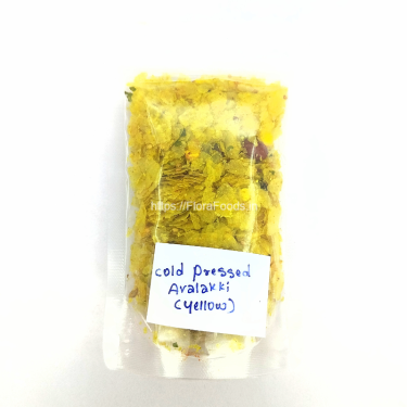 SAMPLE-Cold Pressed Ground nut Oil Avalakki (Yellow)/Flattened Rice/Kacchi Ghani Pohe Ka Chewda-50g