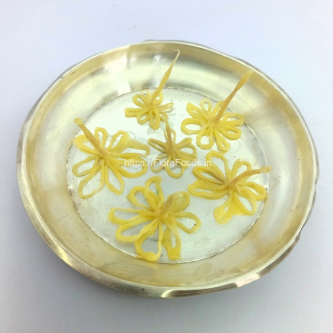 <b>Tuppada 8 Dalada Kamalada</b> Hoobatti (8Petal/blade Lotus Wicks) - Set of 10 Battis