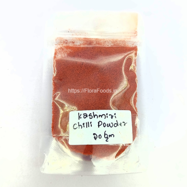 SAMPLE- Kashmiri Khaarada Pudi (Kashmiri Red Chilli Powder)Kashmiri Lal Mirch Powder- (20gms)