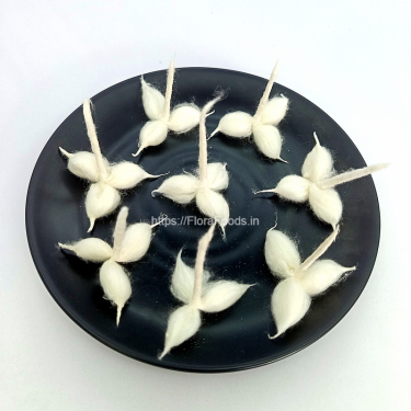 <b>Bilwapatri</b> batti (3Petal/blade Bilwapatri Wicks) - Set of 10 Battis