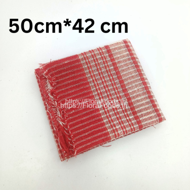 Flora Devara Vastra Cotton<b>(Red)</b>