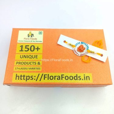 Rakhi with Flora Ghee Mysore Pak Combo