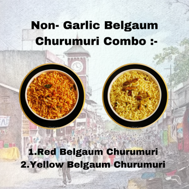 <b>Non- Garlic</b> Belgaum Churumuri Combo :-