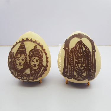 Dry Coconut Carving Design/ Designer Gitaka For Marriage/Engagement-(JODI/PAIR)