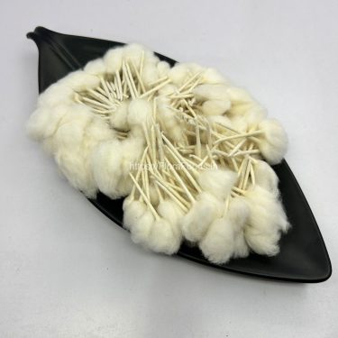 <b>HAND MADE Hoobatti</b> (Flower type Wicks) - Pkt of 200 single Battis(wicks)