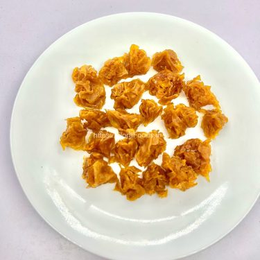 Yellow Gulab Sandige (Hoo sandige/Flower Fryums with Turmeric)