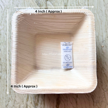 Areca Bowls(Square)–Set of 10 - Large