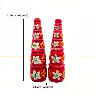 <b>Sheegi</b> Gouri/Shigi Hunnime Gouri-(Wooden) with <b>FREE POOJA KIT</b> 