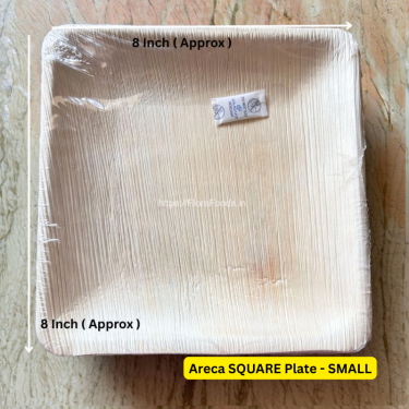 Areca Plates (Square) – Set of 10