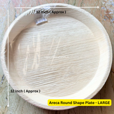 Areca Plates (Round) – Set of 10
