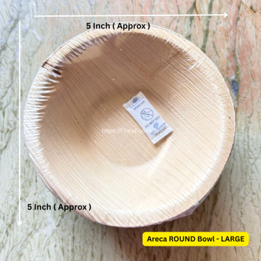 Areca Bowls (Round) – Set of 10