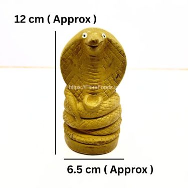ECO-FRIENDLY Nagappa / Clay Snake Idol with FREE Pooja Kit