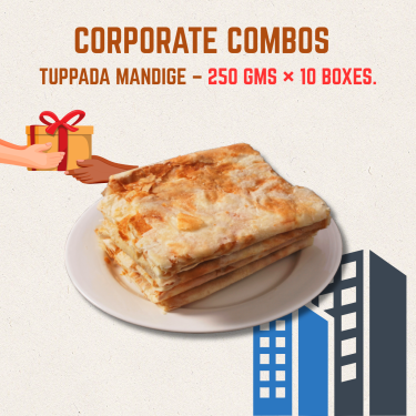 CORPORATE Tuppada mandige - 250g SET Of 10 Packs/boxes