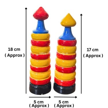 <b>Sheegi</b> Gouri/Shigi Hunnime Gouri-(Wooden) with <b>FREE POOJA KIT</b>