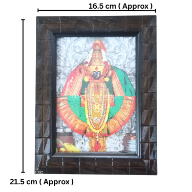 Kolhapur Shri Mahalakshmi Laminated Framed Photo