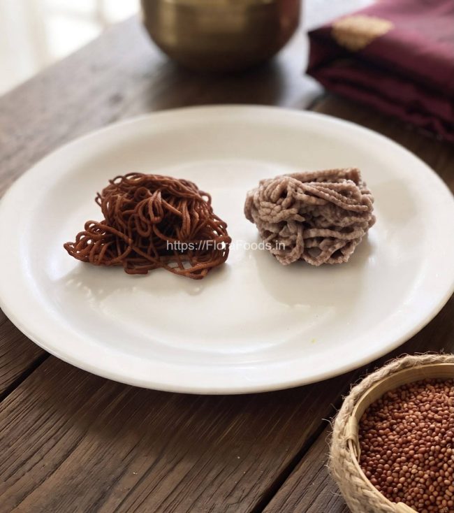 Ragi Shyavige Sandige (Finger Millet Fryums) - 250 g raagi shavige sandige (1)