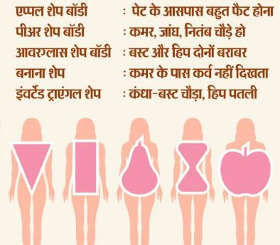 women body shape