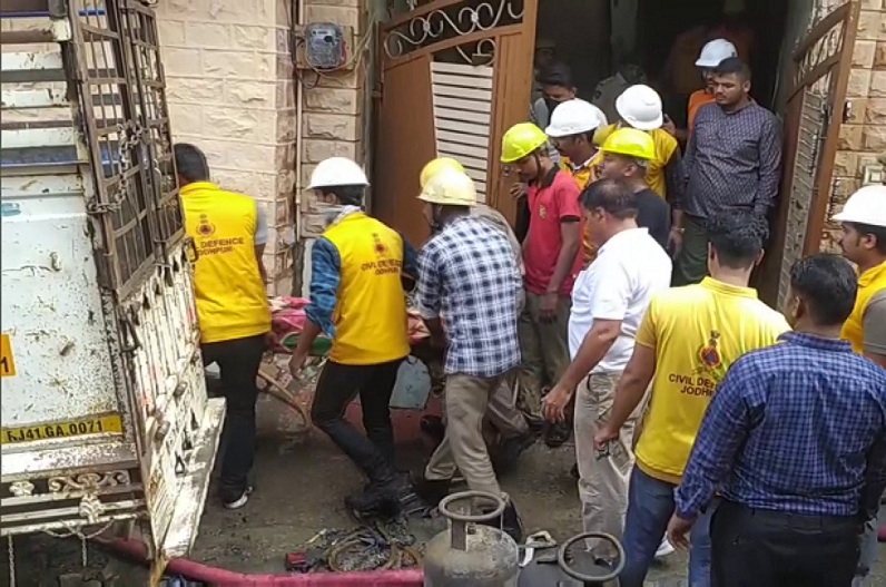 Gas Cylinder Explosion राजस्थान के जोधपुर शहर में शनिवार को एक गैस