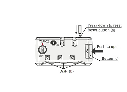 How to Unlock Nasher Miles Suitcase