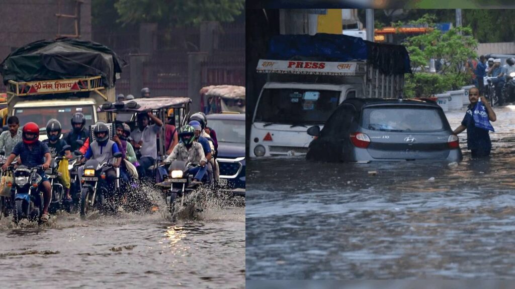 India Weather Update September 18: Heavy Rain Alert for Delhi, Uttar Pradesh, Bihar, Uttarakhand; Gujarat and Maharashtra to Face Intense Showers