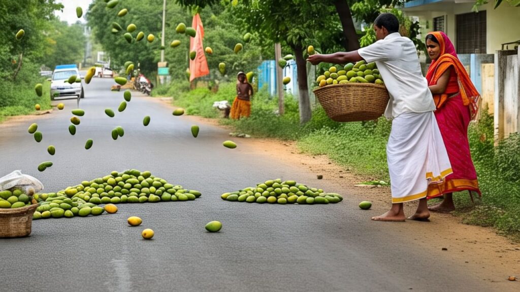 fall in the price of mango